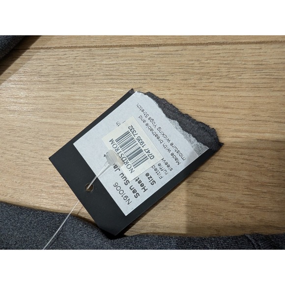 KARMA San Suu Ruffle Small Zip Jacket Dark Gray Workout SWEATSHIRT NEW NWT - Picture 2 of 11